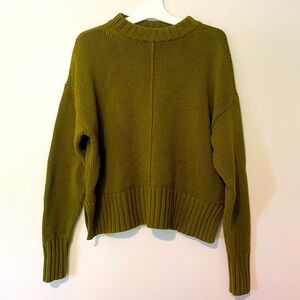 Green Knit Crewneck